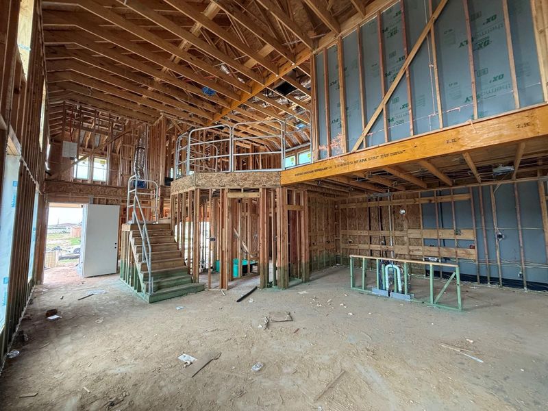 In-progress construction of a new home in Candela, Richmond, TX (Image 11).