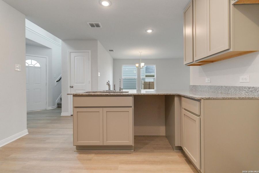 Furnished interior view inside a new home in Willow Point, San Antonio (Image 11).