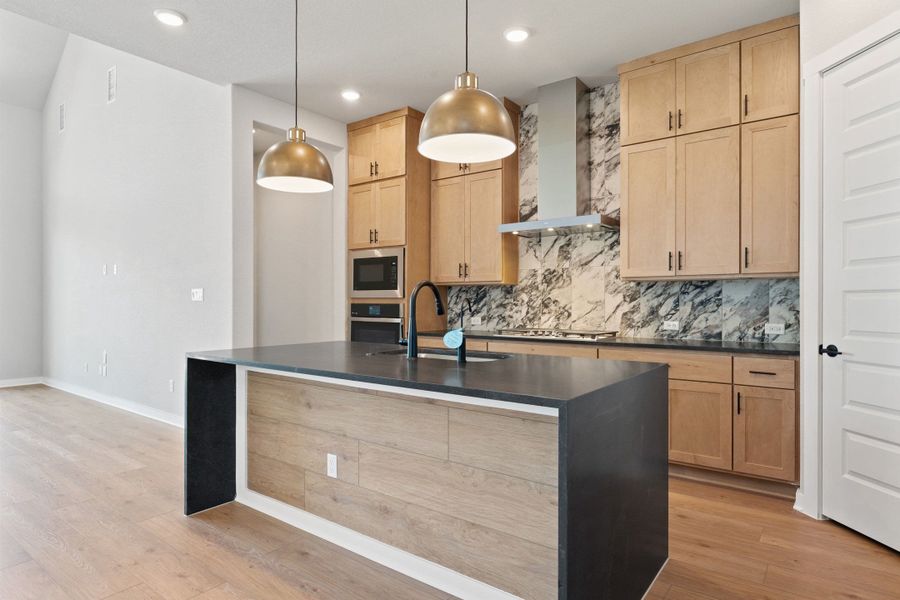 Furnished interior view inside a new home in Lariat, Liberty Hill (Image 11).