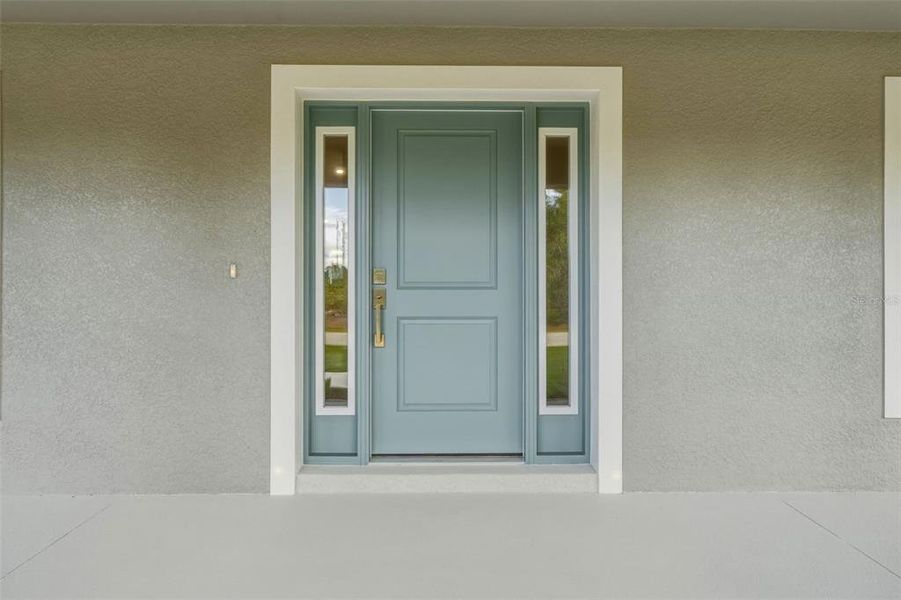 Exterior details and patio area of a home in , Englewood (Image 25).