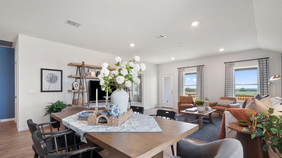 Furnished interior view inside a new home in Monarch Ranch, Manor (Image 33).
