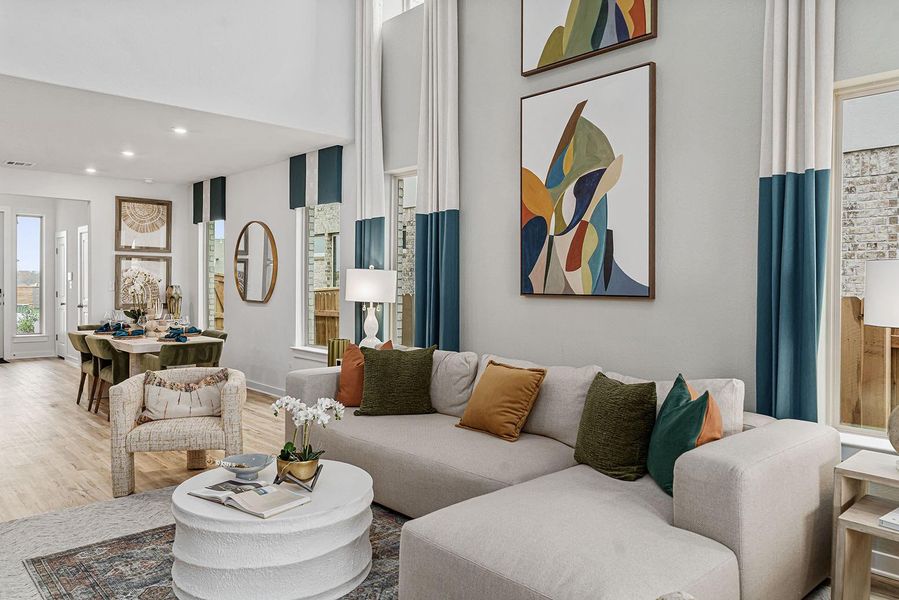 Furnished interior view inside a new home in , Dayton (Image 4).