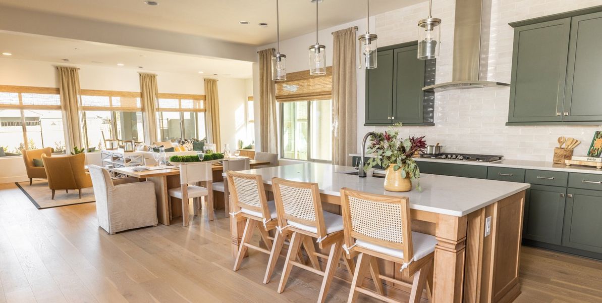 Furnished interior view inside a new home in Overlook at The Dells, Prescott (Image 34). Furnished interior view inside a new home in Overlook at The Dells, Prescott (Image 34).