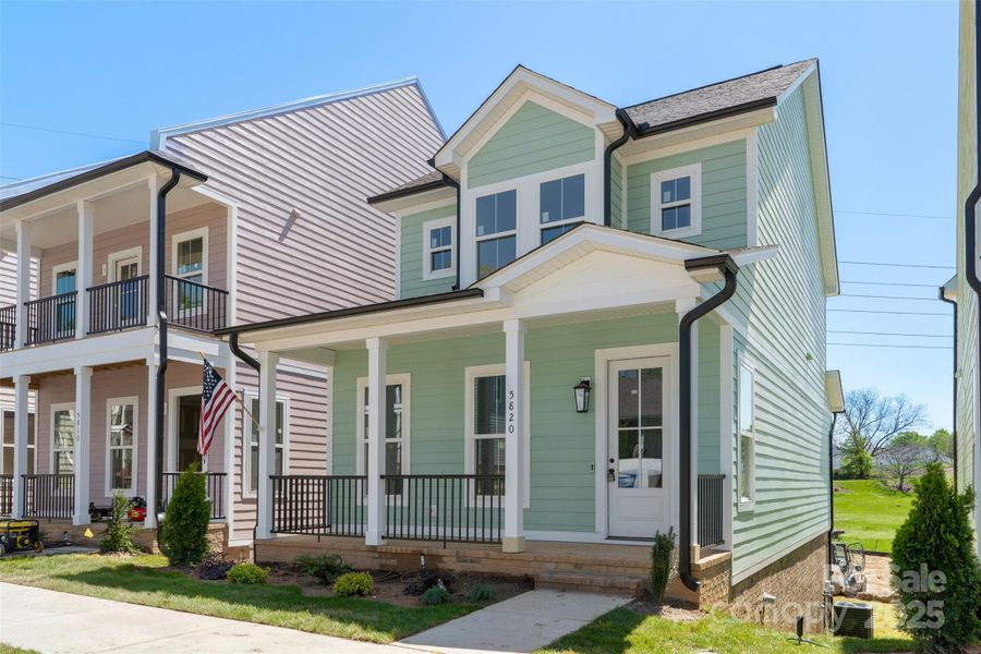 Front exterior of a new home in , Kannapolis, NC, highlighting curb appeal (Image 10).