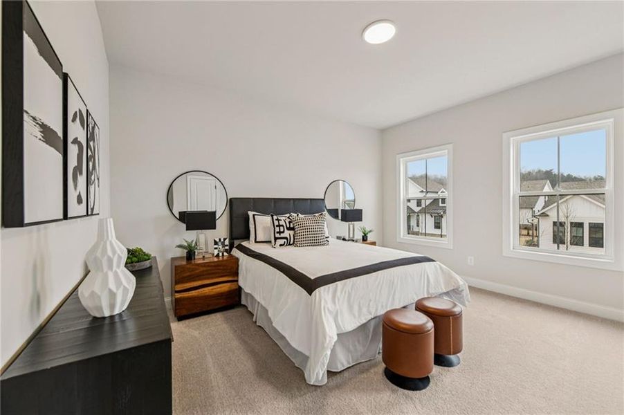 Furnished interior view inside a new home in Waterhaven, Cumming (Image 15).