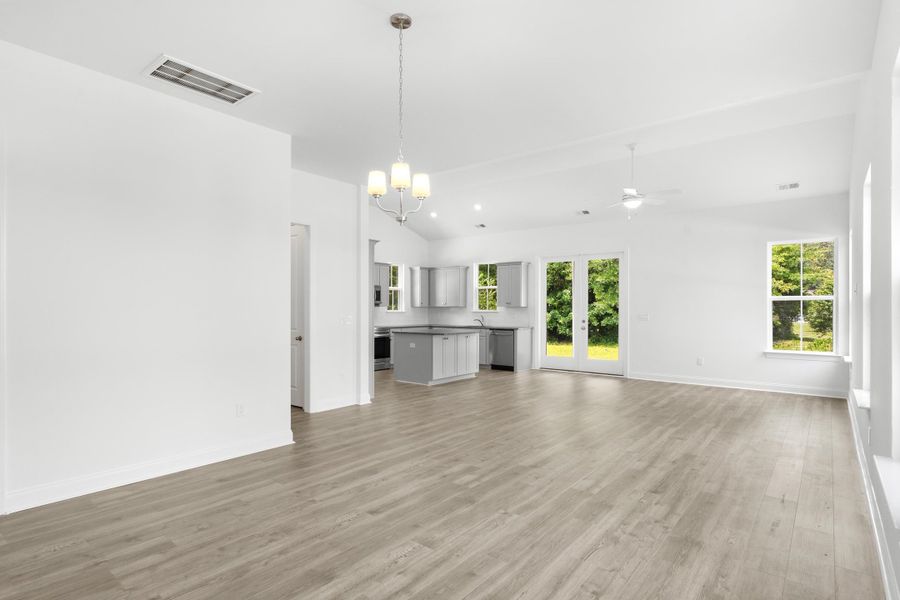 Spacious, unfurnished interior of a new home in Downtown Loris Homes, Loris (Image 29).