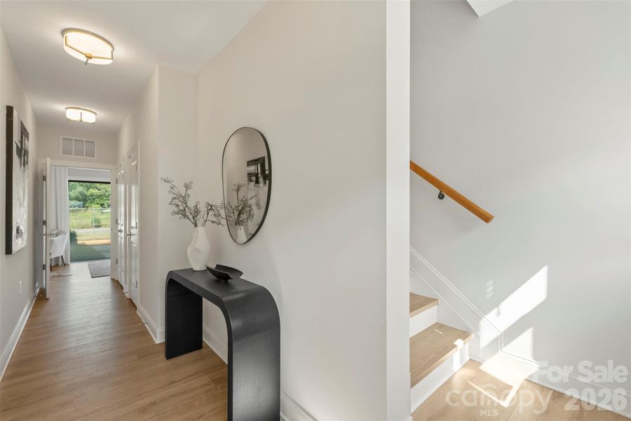 Furnished interior view inside a new home in , Charlotte (Image 12).