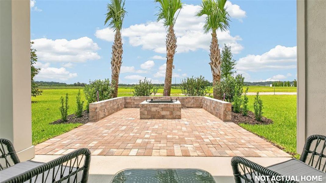 Exterior details and patio area of a home in , Palm Coast (Image 3). Exterior details and patio area of a home in , Palm Coast (Image 3).