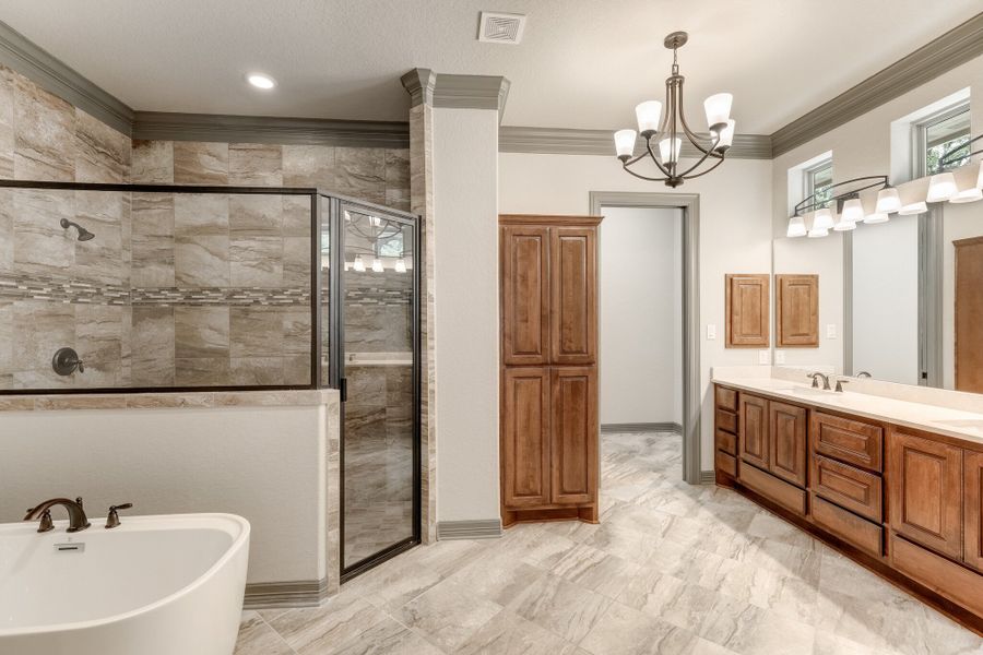 Representative furnished interior of a home built from the The Ridgeline by Whitestone Custom Homes in Johnson Ranch, Bulverde (Image 12). Representative furnished interior of a home built from the The Ridgeline by Whitestone Custom Homes in Johnson Ranch, Bulverde (Image 12).