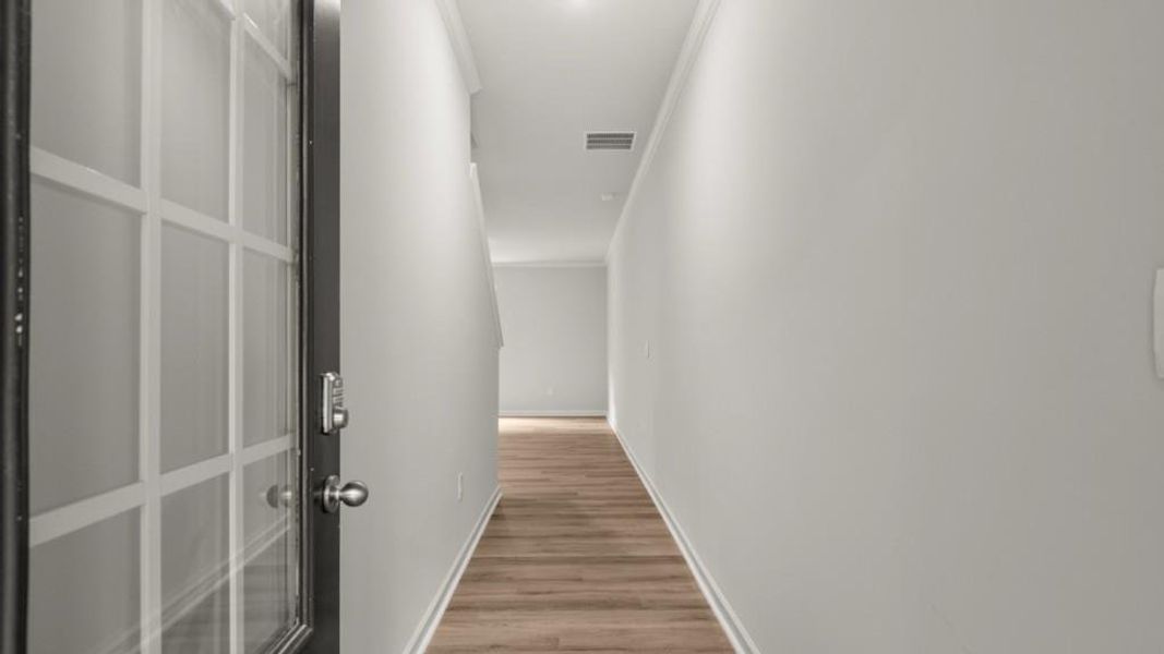 Spacious, unfurnished interior of a new home in Waypoint, Flowery Branch (Image 12).