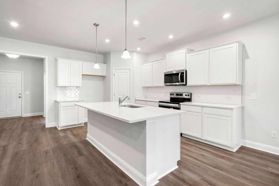 Furnished interior view inside a new home in Waterways, Richmond Hill (Image 7).