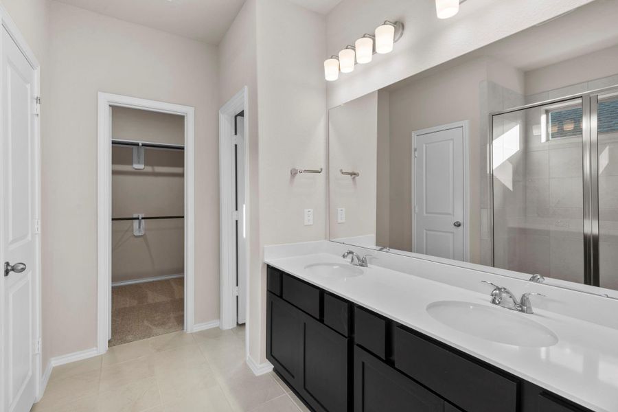 Furnished interior view inside a new home in The Trails, New Caney (Image 11).