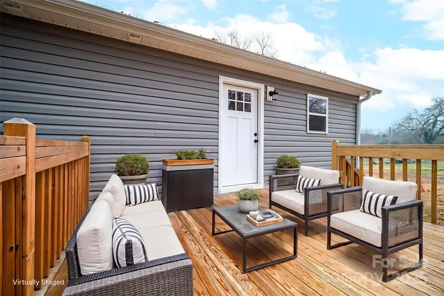 Exterior details and patio area of a home in , Lincolnton (Image 3). Exterior details and patio area of a home in , Lincolnton (Image 3).