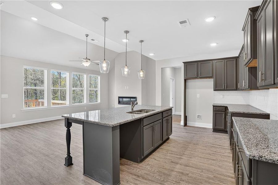 Furnished interior view inside a new home in Waters Edge, Mansfield (Image 9).