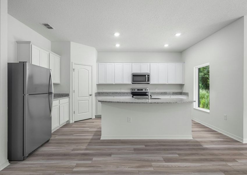 All kitchen appliances included