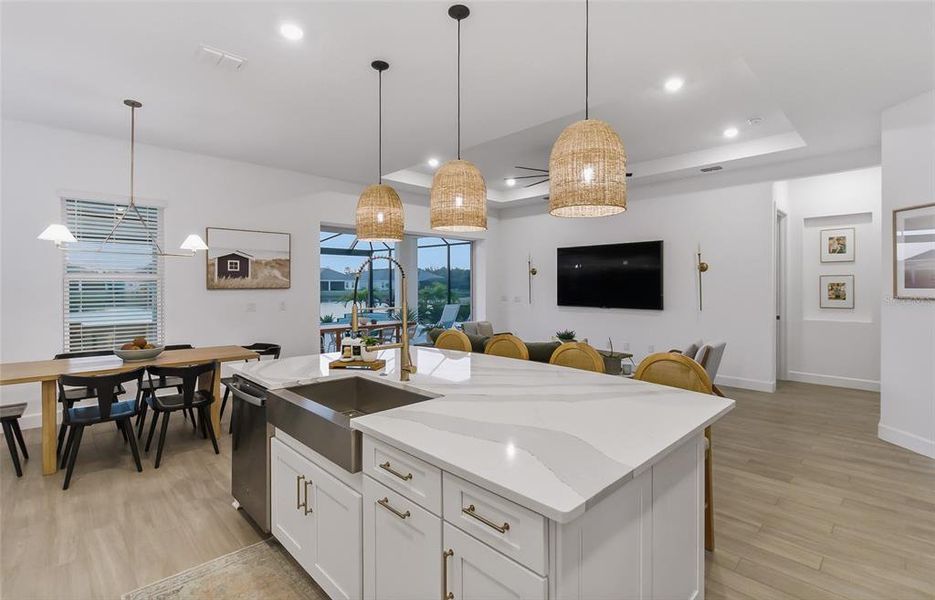 Furnished interior view inside a new home in , Palmetto (Image 5).