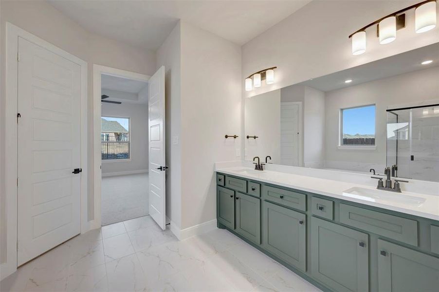 Furnished interior view inside a new home in Tavolo Park Cottages, Fort Worth (Image 7).