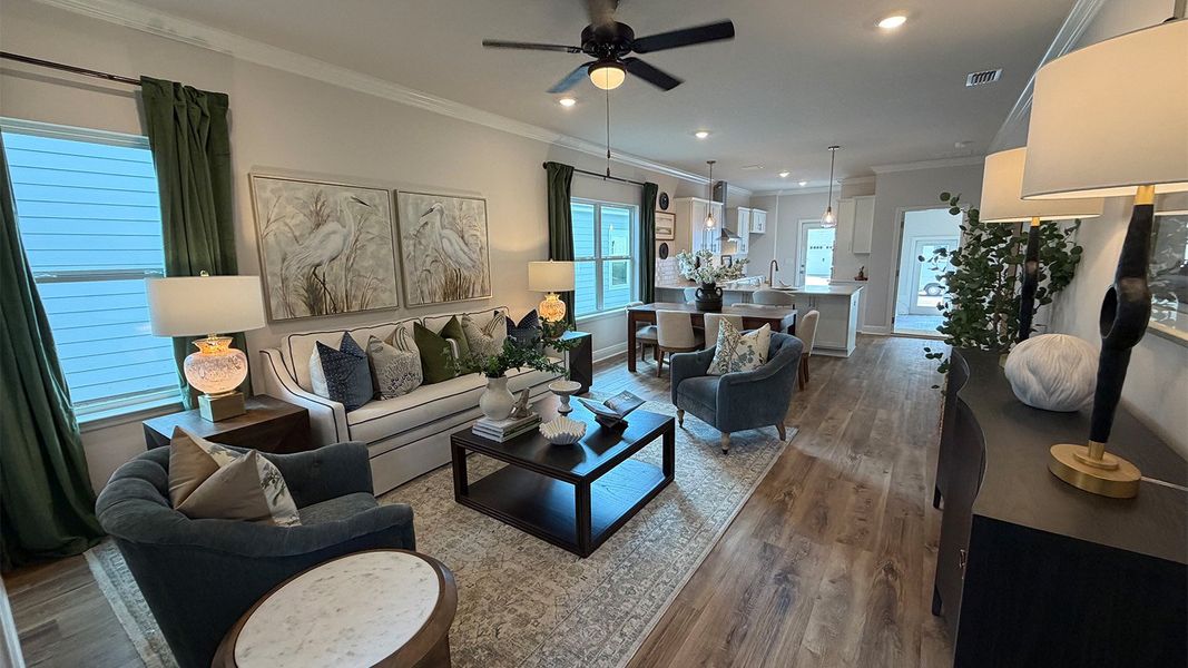 Furnished interior view inside a new home in Fallschase, Tallahassee (Image 4).