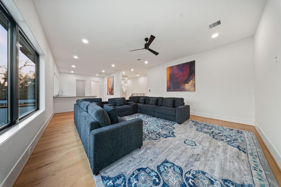 Furnished interior view inside a new home in , Houston (Image 14).