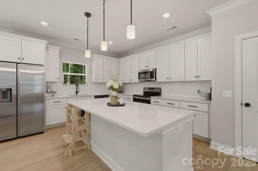 Furnished interior view inside a new home in , Troutman (Image 15).