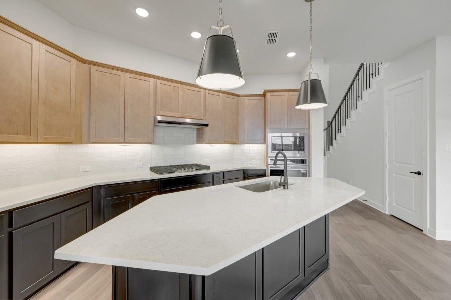 Furnished interior view inside a new home in Sienna - Grove Collection, Missouri City (Image 14).