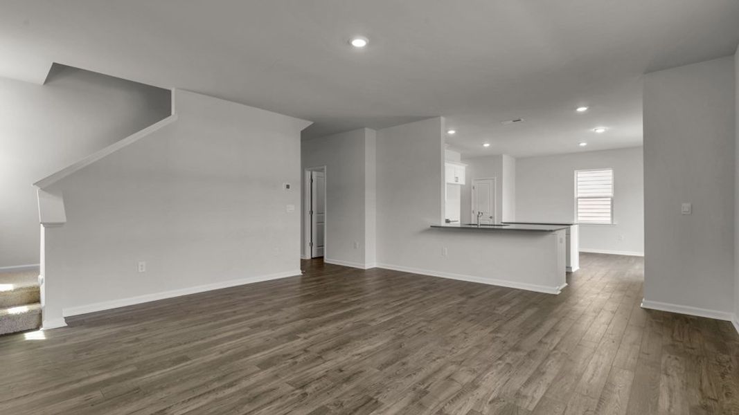 Spacious, unfurnished interior of a new home in Anderson Farm, Wendell (Image 11). Spacious, unfurnished interior of a new home in Anderson Farm, Wendell (Image 11).