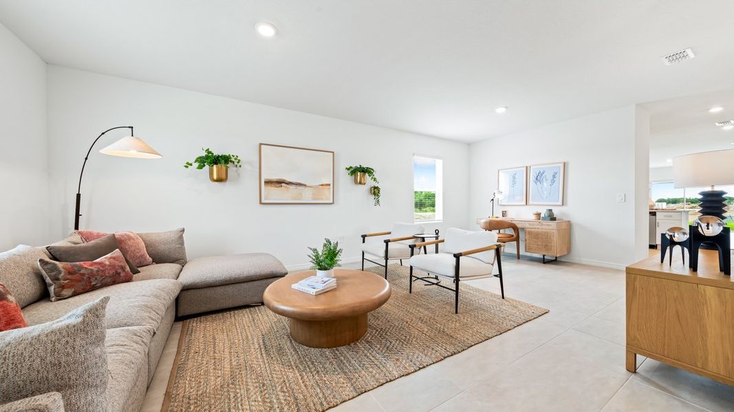 Furnished interior view inside a new home in Palm Wind, Hudson (Image 15).