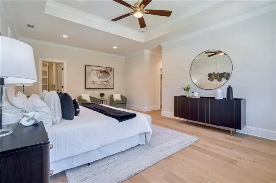 Furnished interior view inside a new home in , Atlanta (Image 46).