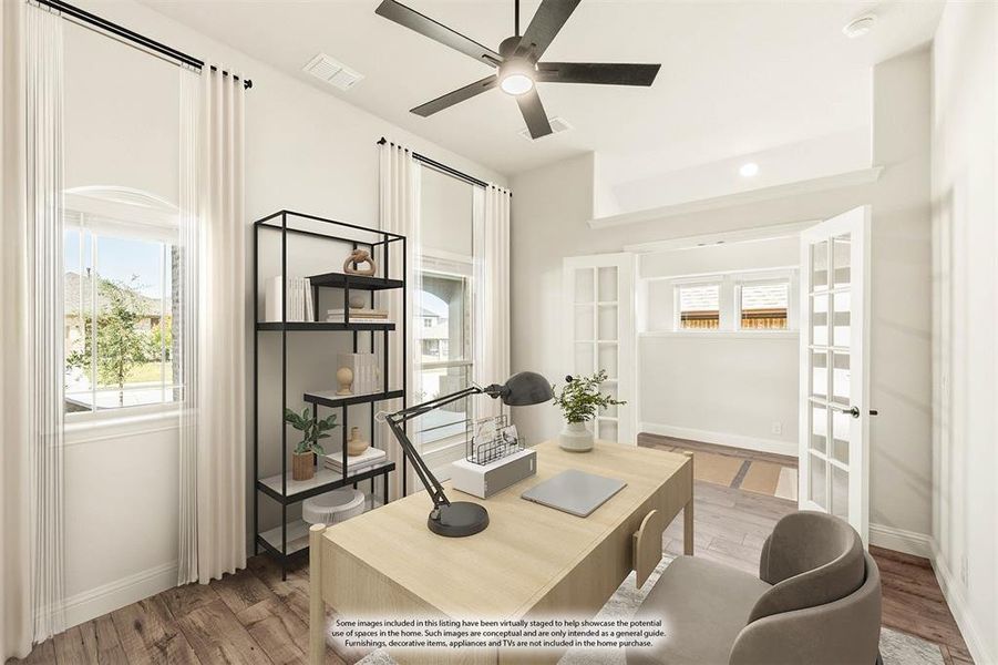 Furnished interior view inside a new home in Godley Ranch Classic, Godley (Image 16). Furnished interior view inside a new home in Godley Ranch Classic, Godley (Image 16).