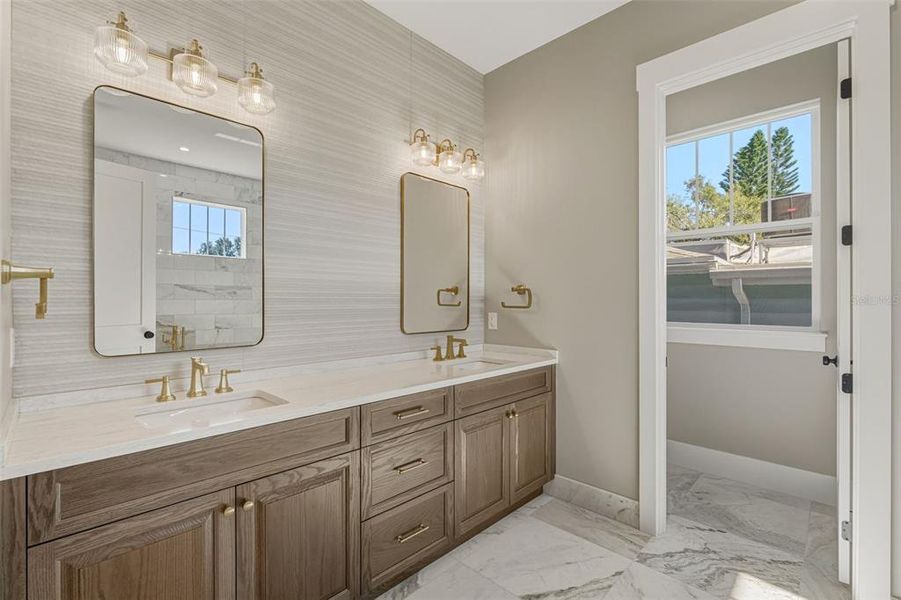 Furnished interior view inside a new home in , St. Petersburg (Image 22).