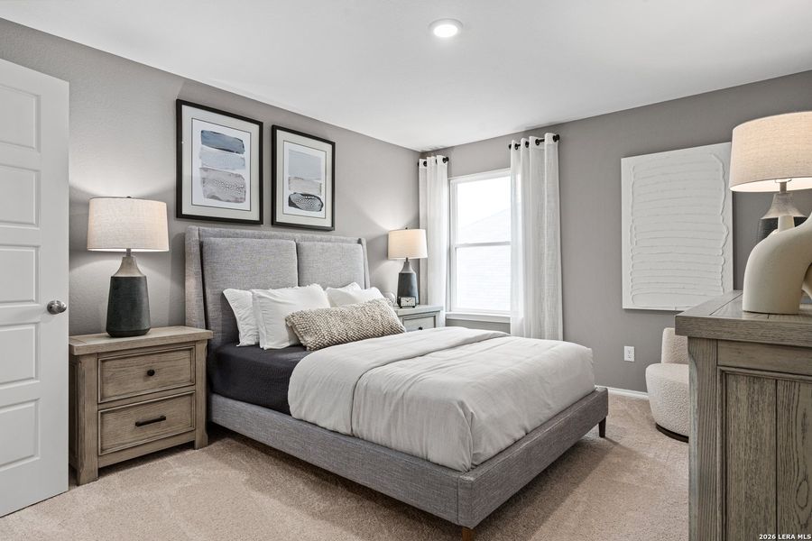 Furnished interior view inside a new home in , New Braunfels (Image 8).