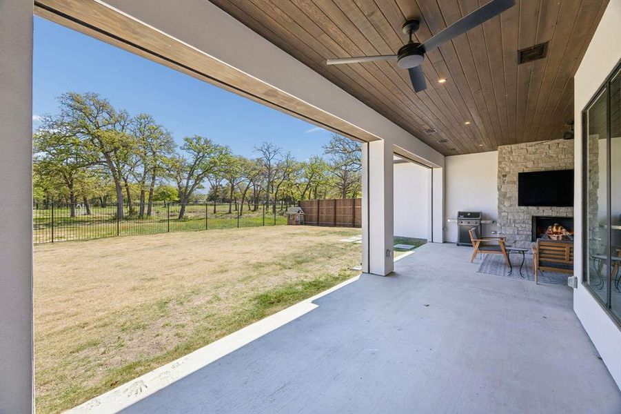 Exterior details and patio area of a home in , Southlake (Image 3).