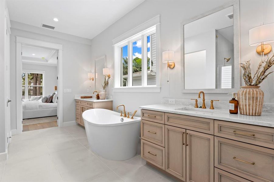 Furnished interior view inside a new home in , Tampa (Image 11).