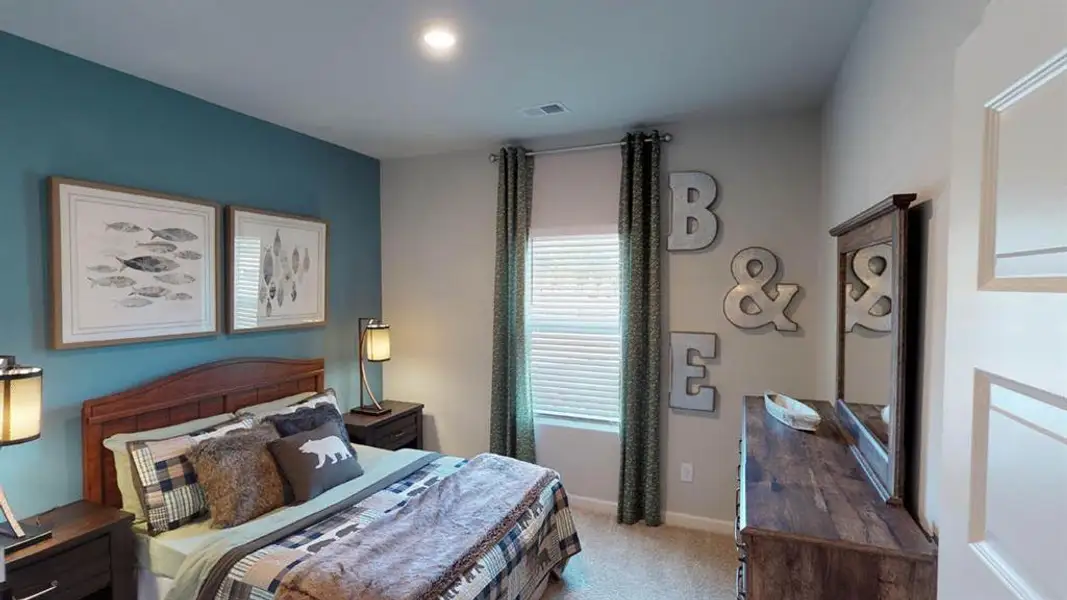 Furnished interior view inside a new home in Preserve at Dove Creek, Statham (Image 14).