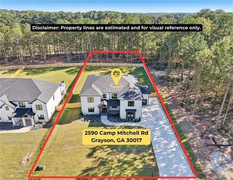 Front exterior of a new home in , Grayson, GA, highlighting curb appeal (Image 2).