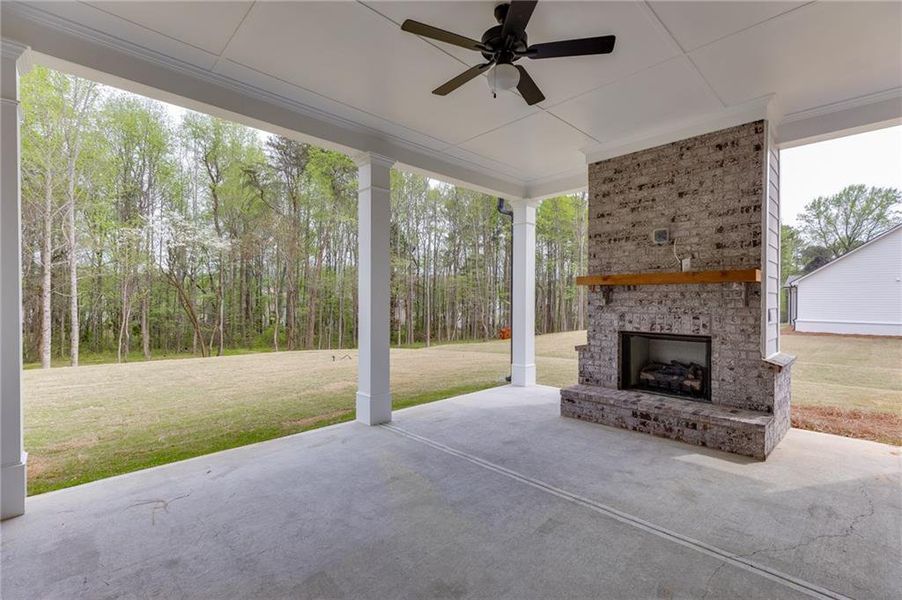 Exterior details and patio area of a home in , Cumming (Image 30).