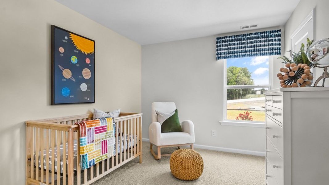 Representative furnished interior of a home built from the BELHAVEN by D.R. Horton in Lawson Glen, Clayton (Image 39).