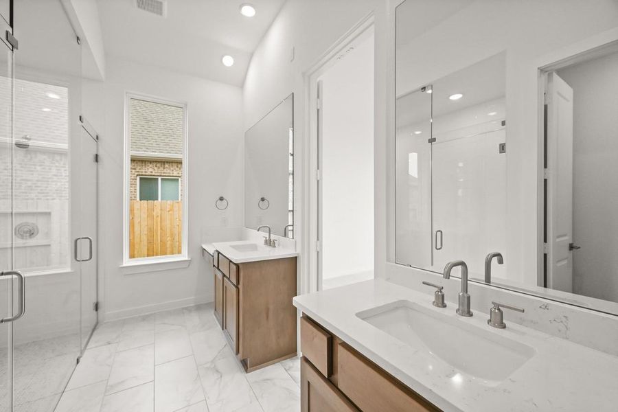 Furnished interior view inside a new home in Grand Central Park: 55ft. lots, Conroe (Image 6).