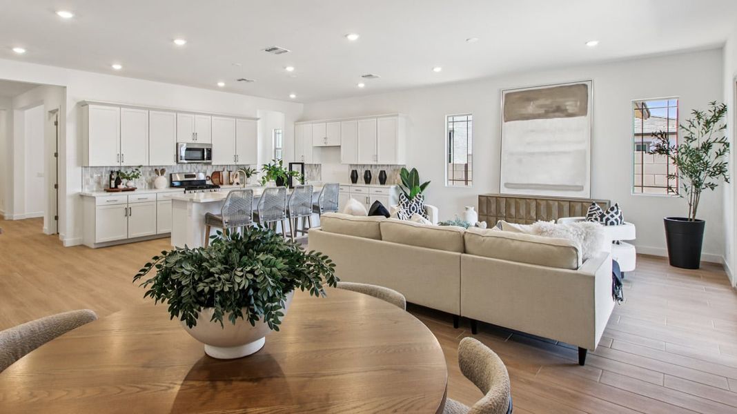 Representative furnished interior of a home built from the 4503 by Risewell Homes in North Creek, Queen Creek (Image 6).