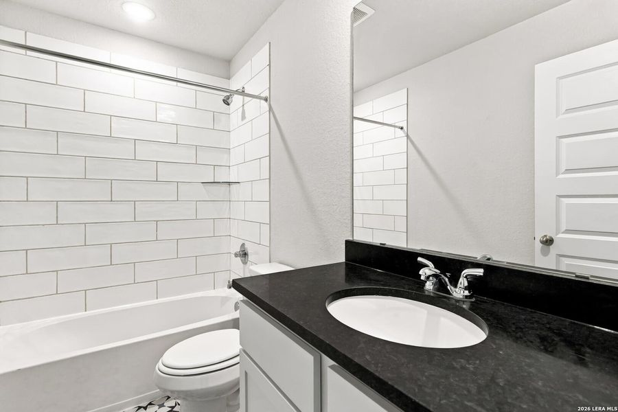 Furnished interior view inside a new home in Cordova Crossing, Seguin (Image 12).