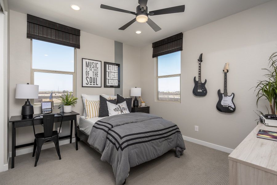 Representative furnished interior of a home built from the Wrightson by Risewell Homes in Wildera, San Tan Valley (Image 10).