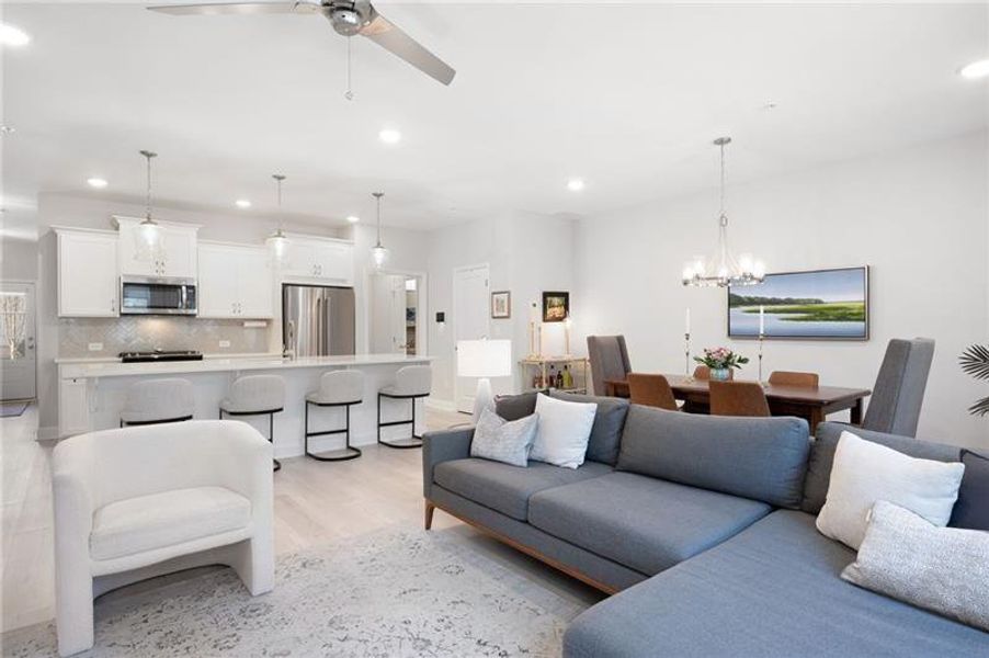 Furnished interior view inside a new home in , Smyrna (Image 5).