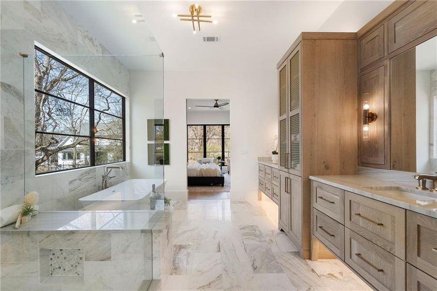 Furnished interior view inside a new home in , Alpharetta (Image 10).