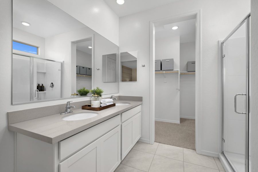 Representative furnished interior of a home built from the Cedar by Mattamy Homes in Baker Farms, Phoenix (Image 14).