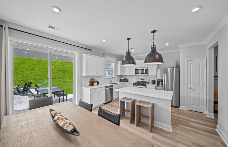 Representative furnished interior of a home built from the Tower by Pulte Homes in Bleckley Station, Ball Ground (Image 6).