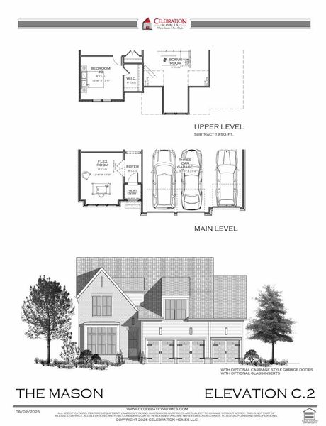 Representative rendering of the exterior for the Mason by Celebration Homes (Image 8).
