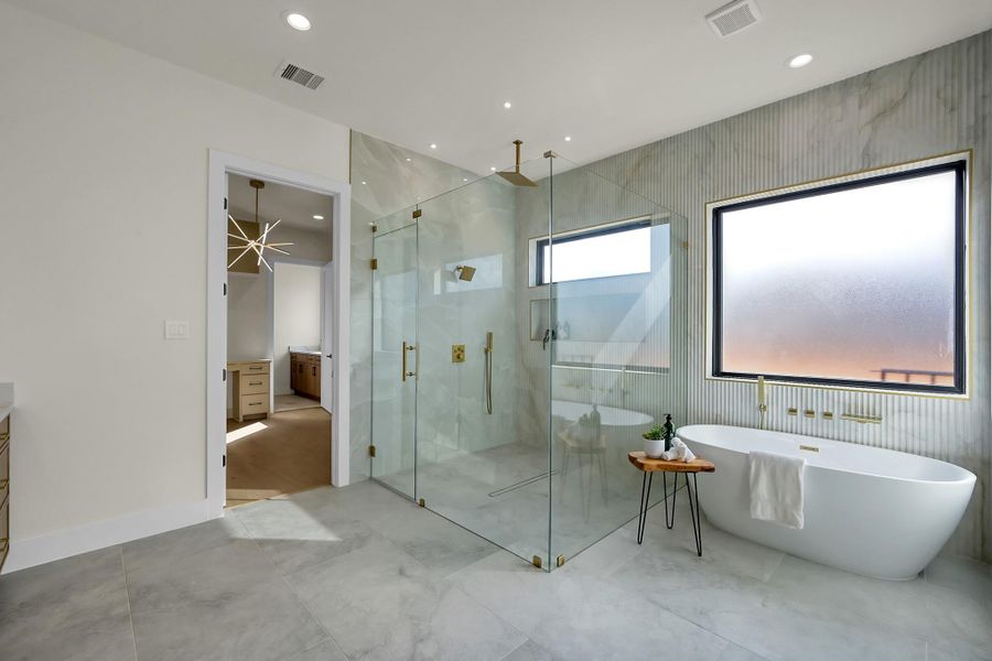 Furnished interior view inside a new home in , Willis (Image 11).