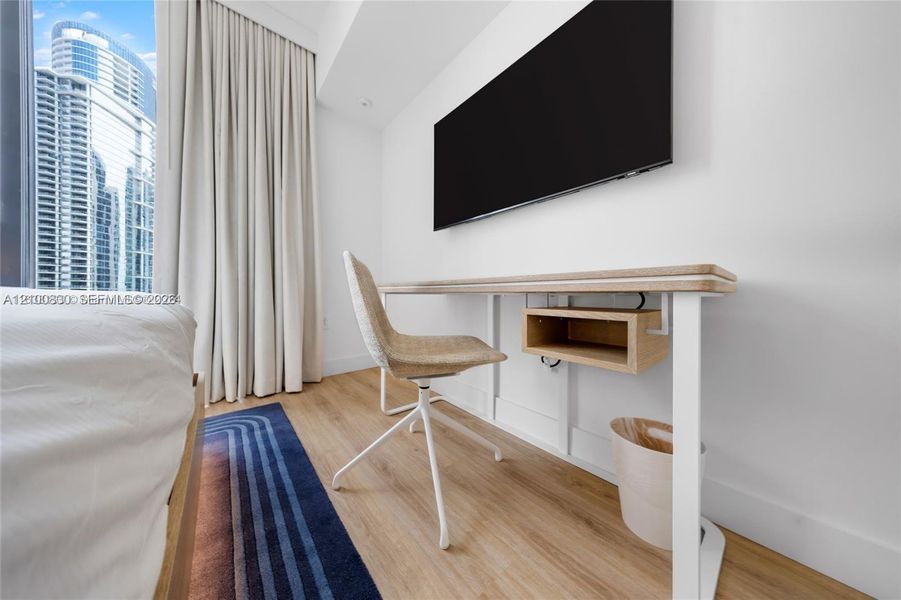 Furnished interior view inside a new home in , Miami (Image 12).
