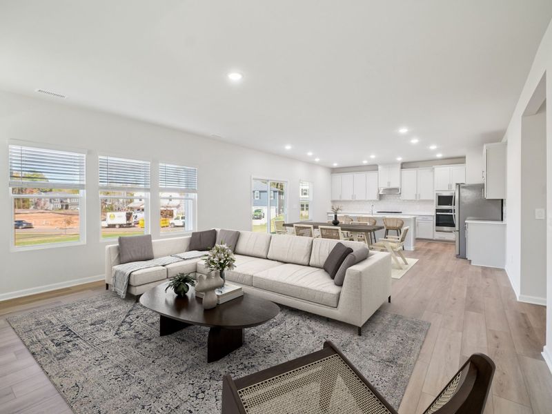 Furnished interior view inside a new home in Marshburn Landing - Signature Series, Wendell (Image 7).