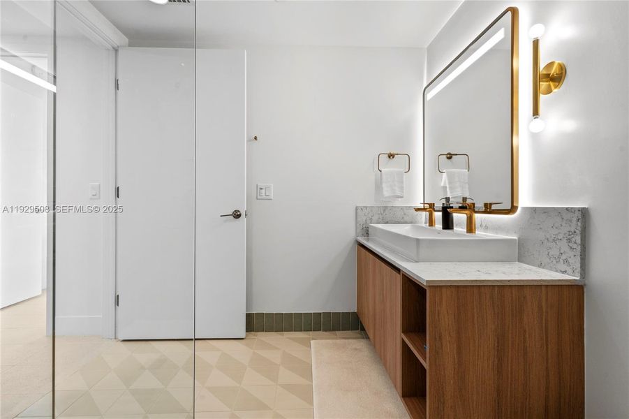 Furnished interior view inside a new home in , Miami (Image 7). Furnished interior view inside a new home in , Miami (Image 7).